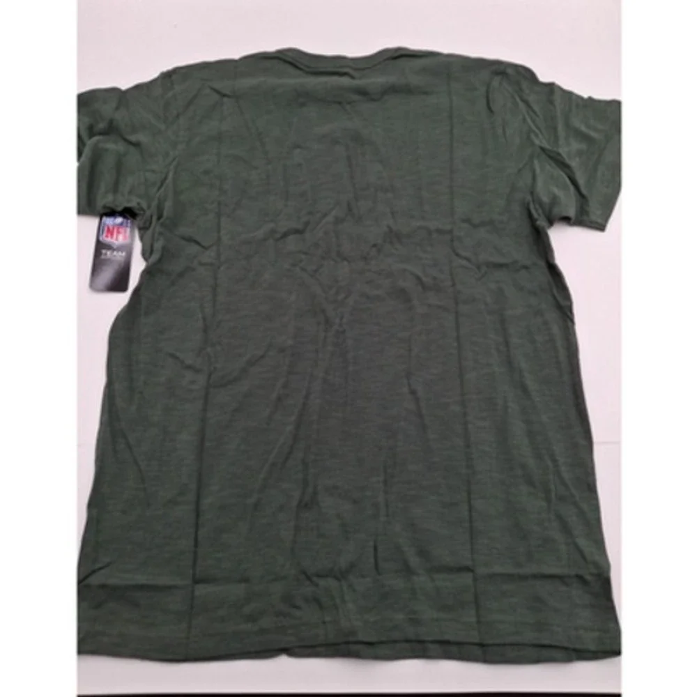 New York Jets '47 Brand Bottle Green Block Logo Soft Cotton Scrum Shirt, S, NWT